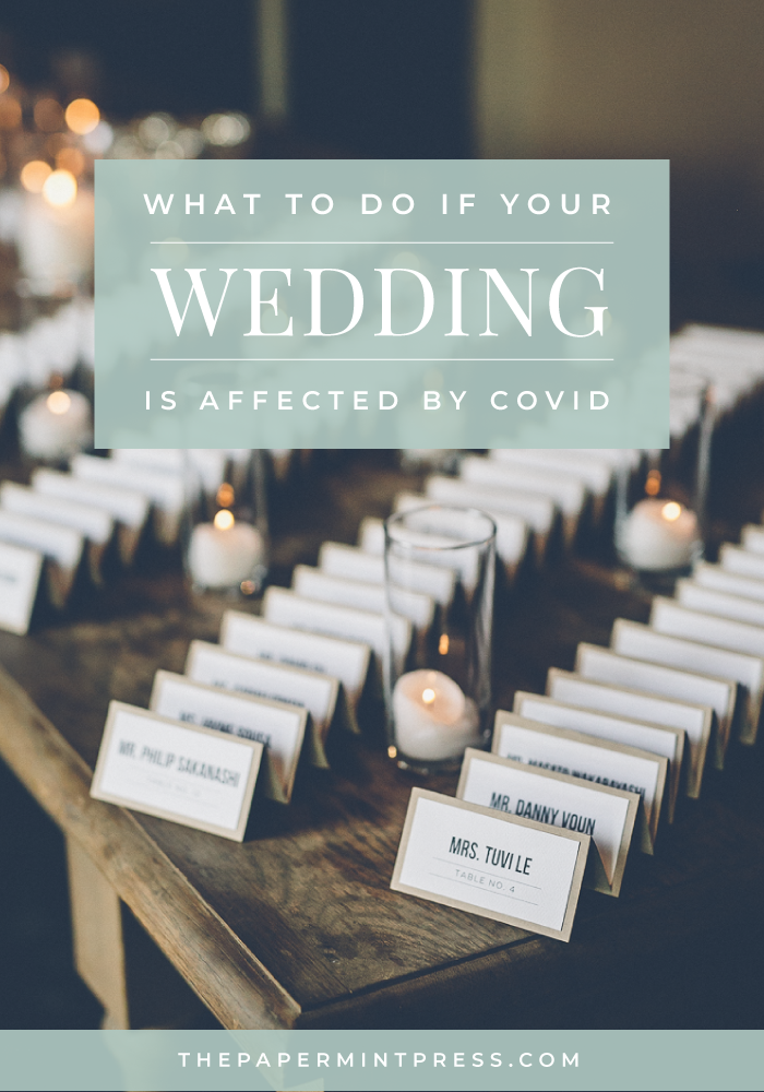what to do if your wedding is affected by covid